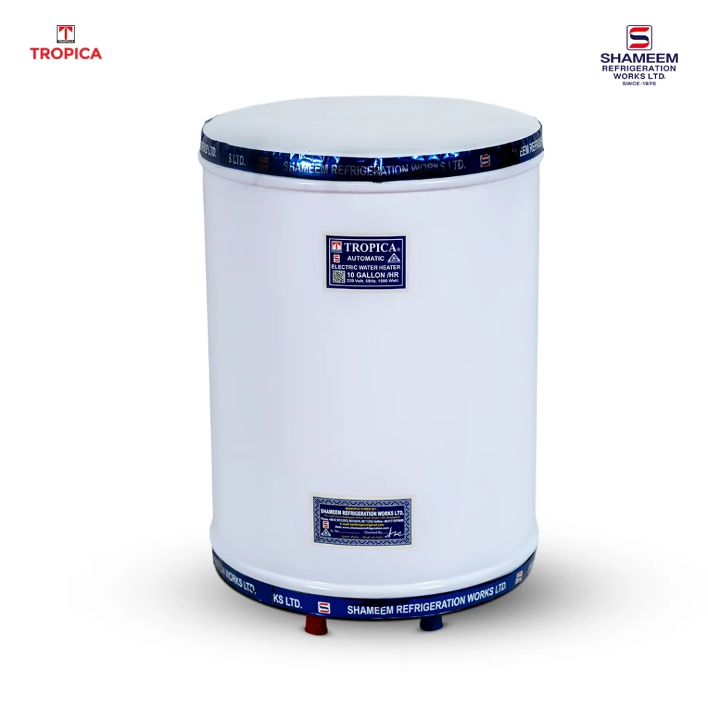 SHAMEEM TROPICA GEYSER 10 GALLON - 45 LITER WATER HEATER PRICE IN BD - SHAMEEM REFRIGERATION WORKS LTD